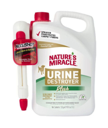 Pioneer Pet Nature's Miracle Urine Destroyer Plus for Dogs with AccuShot Sprayer - 170 oz