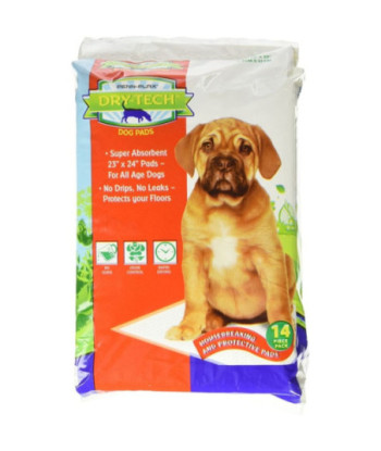 Penn Plax Dry-Tech Dog and Puppy Training Pads 23in.  x 24in.  - 14 count