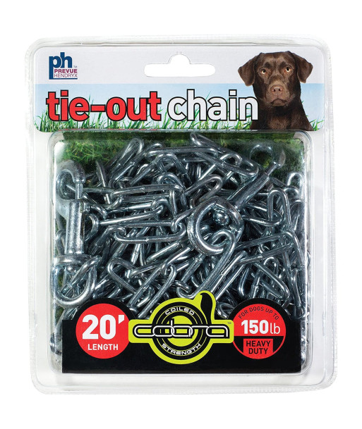 Prevue Pet Products 20 Foot Tie-out Chain Heavy Duty