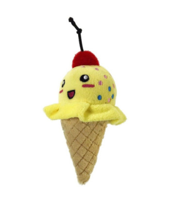 Petsport Tiny Tots Foodies Ice Cream Plush Toy Assorted Colors - 1 count