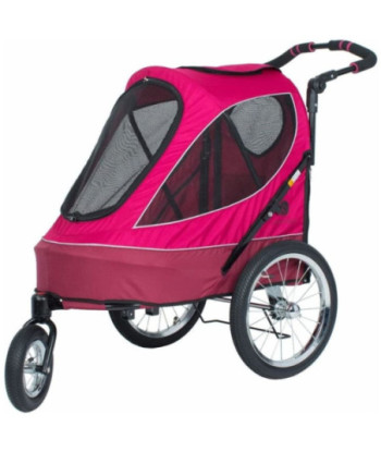 Petique All Terrain Pet Jogger Stroller for Dogs and Cats Berry - 1 count