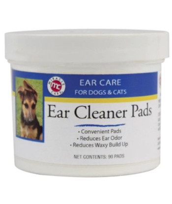 Miracle Care Ear Cleaner Pads for Dogs and Cats - 90 count