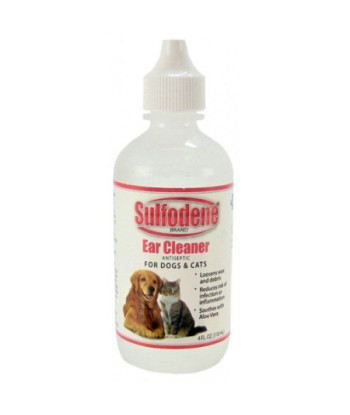 Sulfodene Ear Cleaner for Dogs & Cats - 4 oz