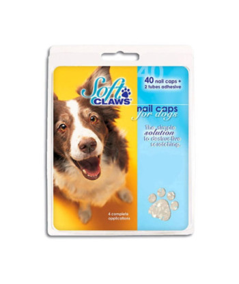 Soft Claws Nail Caps for Cats and Dogs Natural - Medium