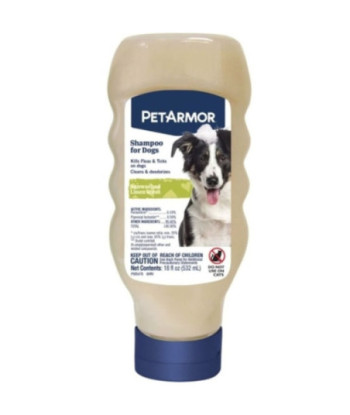 PetArmor Flea and Tick Shampoo for Dogs Sunwashed Linen Scent - 18 oz