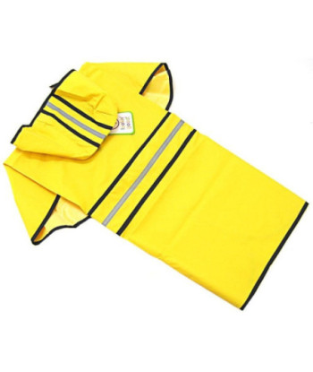 Fashion Pet Rainy Day Dog Slicker - Yellow - XX-Large (29in. -34in.  From Neck to Tail)