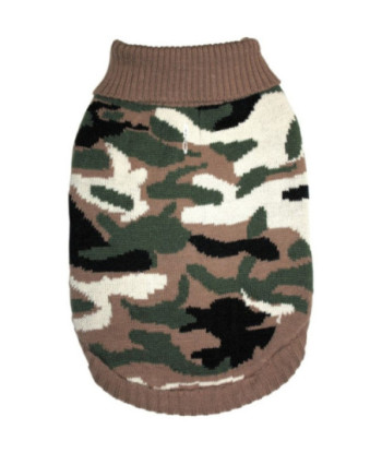 Fashion Pet Camouflage Sweater for Dogs - Large