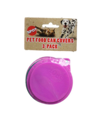 Spot Petfood Can Covers - 3 Pack - 3.5in.  Diameter Lids