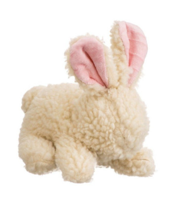 Spot Vermont Style Fleecy Rabbit Shaped Dog Toy - 9in.  Long