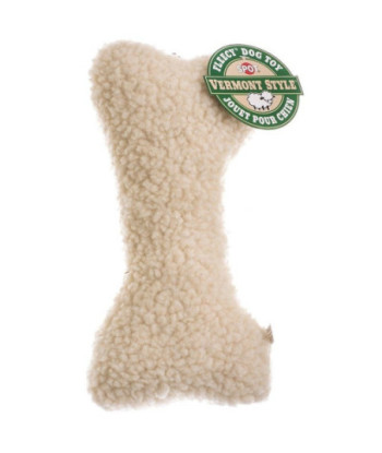 Spot Vermont Style Fleecy Bone Shaped Dog Toy - 12in.  Long