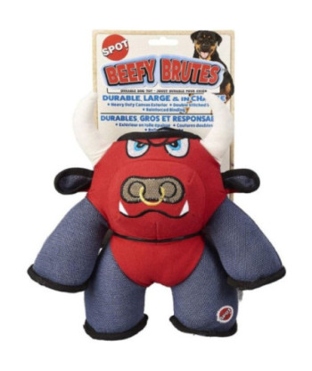 Spot Beefy Brutes Durable Dog Toy - Assorted Characters - 10in.  L