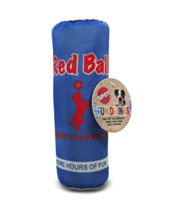 Spot Fun Drink Red Ball Plush Dog Toy - 1 count