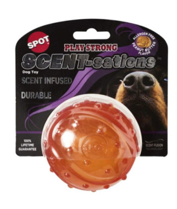 Spot Scent-Sation Peanut Butter Scented Ball - 3.25in.  - 1 count