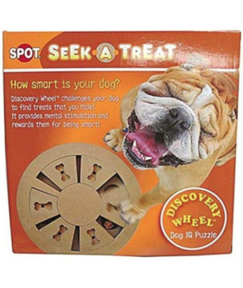 Spot Seek-A-Treat Discovery Wheel Interactive Dog Treat and Toy Puzzle - 1 count