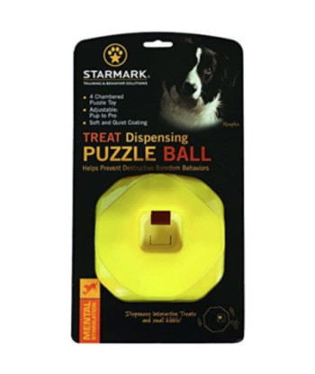 Starmark Treat Dispensing Puzzle Ball - 1 count