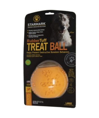Starmark RubberTuff Treat Ball Large - 1 count