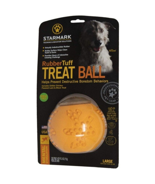 Starmark RubberTuff Treat Ball Large - 1 count
