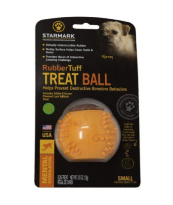 Starmark RubberTuff Treat Ball Small - 1 count