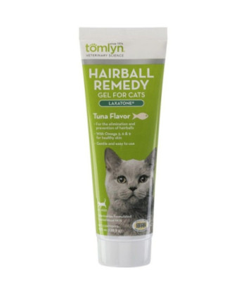 Tomlyn Laxatone Gel Hairball Remedy Tuna Flavor For Cats - 4.25 oz
