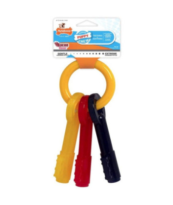 Nylabone Puppy Chew Teething Keys Chew Toy - Large (For Dogs up to 35 lbs)