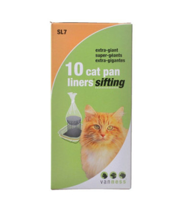 Van Ness PureNess Sifting Cat Pan Liners - Extra Giant (SL7) - 10 Pack