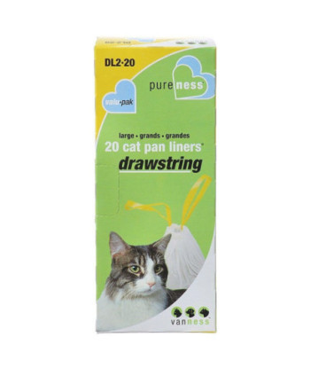 Van Ness Drawstring Cat Pan Liners - Large (20 Pack)