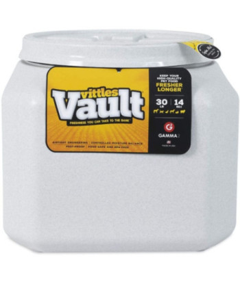 Vittles Vault Airtight Square Pet Food Container - 30 lbs - 13in. L x 14in. W x 14in. H