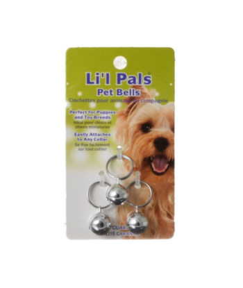 Li'l Pals Pet Bells - Silver - Silver Pet Bells