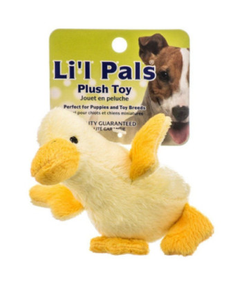Lil Pals Ultra Soft Plush Dog Toy - Duck - 5in.  Long