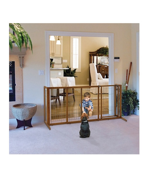 Large Deluxe Freestanding Pet Gate