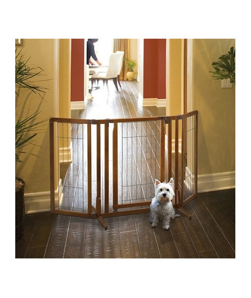 Premium Plus Freestanding Pet Gate with Door