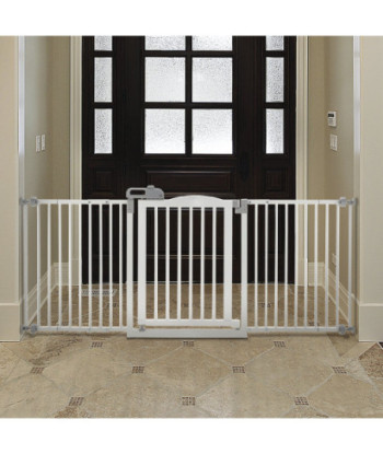 One-Touch Gate II Wide in White