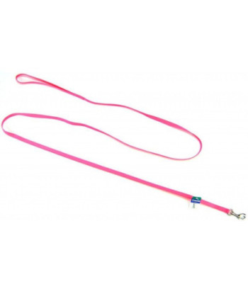 Coastal Pet Nylon Lead - Neon Pink - 6' Long x 3/8in.  Wide