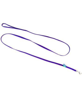 Coastal Pet Nylon Lead - Purple - 6' Long x 3/8in.  Wide