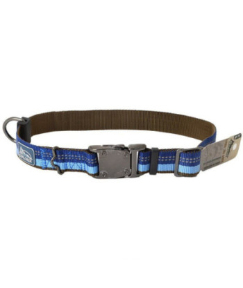 K9 Explorer Sapphire Reflective Adjustable Dog Collar - 18in. -26in.  Long x 1in.  Wide