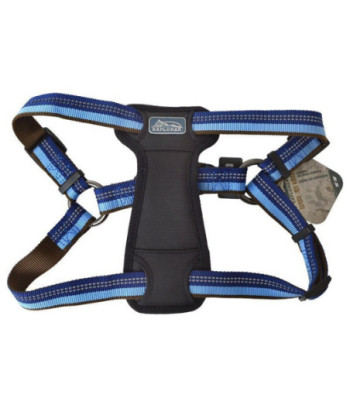 K9 Explorer Sapphire Reflective Adjustable Padded Dog Harness - Fits 20in. -30in.  Girth - (1in.  Straps)