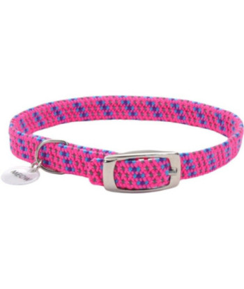Coastal Pet Elastacat Reflective Safety Collar with Charm Pink - Small (Neck: 8-10in.)