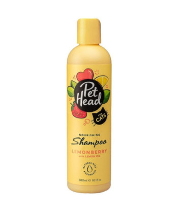 Pet Head Nourishing Shampoo for Cats Lemonberry with Lemon Oil - 10.1 oz